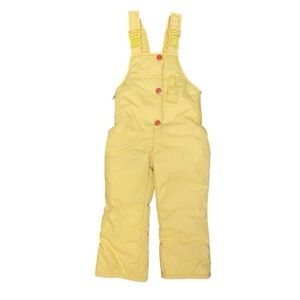 Climate Control Vintage Kids/ Toddler/ Baby Insulated Yellow Snow Bib